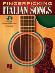 Fingerpicking Italian Songs Guitar and Fretted sheet music cover